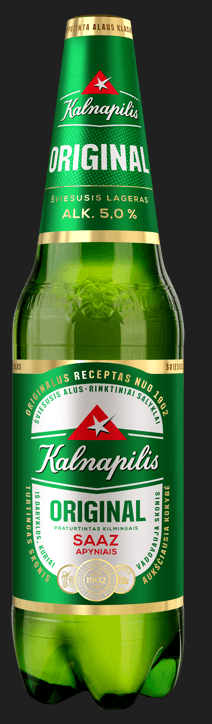 Alus KALNAPILIS, Original, 5,0%,  1 l,  PET