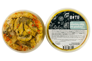 Canned Atlantic herring fillet pieces in marinade, 220g