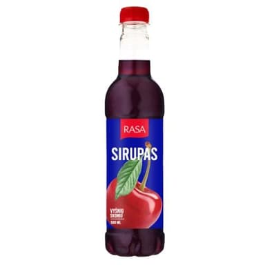 Sirupas RASA, vyšnių skonio, 0,5 l