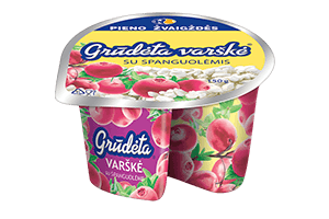 Cottage cheese with cranberries, 7%, 150g