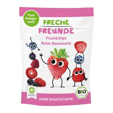 Įvairių uogų traškučiai, nuo 12 mėn., ekologiški