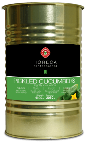 Marinuoti agurkai KĖDAINIŲ horeca professional, 4.1/2,05kg