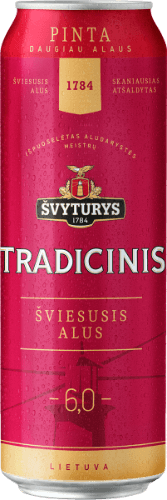 Alus ŠVYTURYS Tradicinis, 6%, 0,568 l, skardinė D