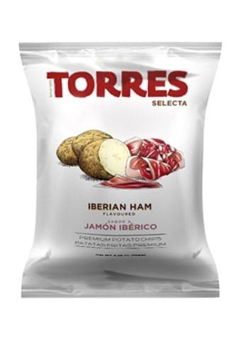 Bulvių traškučiai TORRES, Iberico kumpio skonio, 150 g