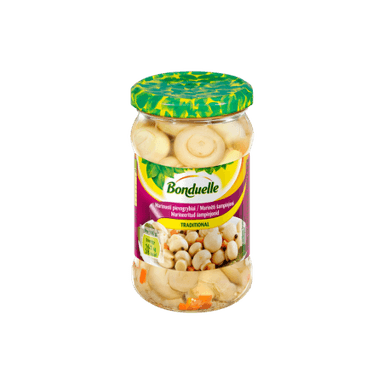 Pickled champignons BONDUELLE Traditional, 580 ml