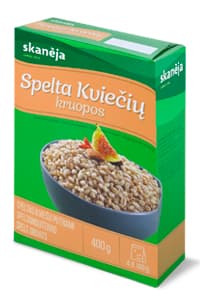 Spelt wheat groats SKANĖJA, 4x100 g
