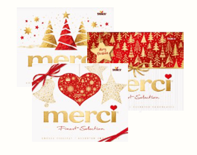 Saldainiai MERCI, 400g