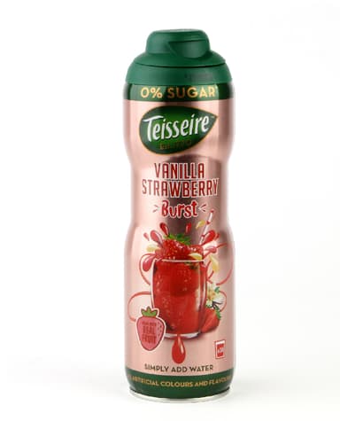 Syrup TEISSEIRE, Strawberry Vanilla, without sugar, 0.6l