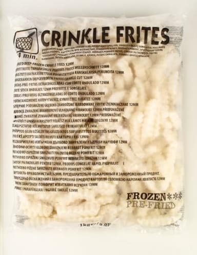 Šaldytos bulvės FARM FRITES Blanco, vingiuotos, 1 kg