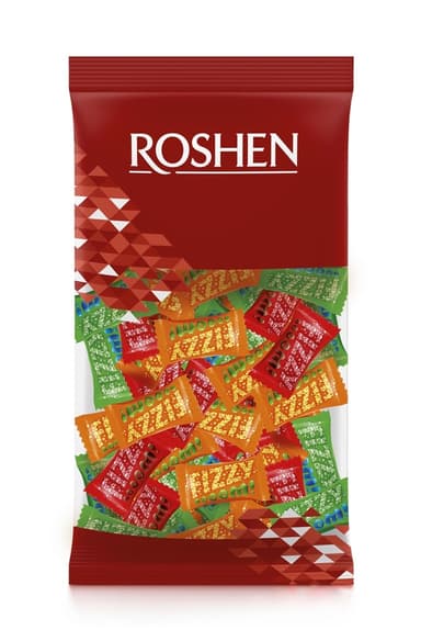 Caramel sweets ROSHEN Fizzy boom, with powder filling, 8%, 1 kg