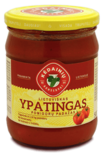 Tomato sauce KĖDAINIŲ Lithuanian, Special, 500g