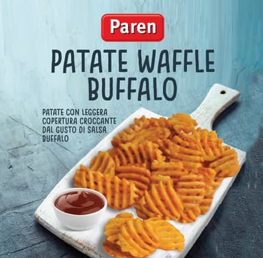 Frozen potato buffalo waffle fries, 600 g