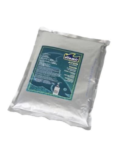 Tuna chunks in brine, in vacuum 1,95 kg