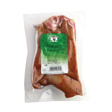 Hot-smoked pork ears, vacuum, KREKENAVOS, kg