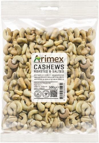 Cashews roasted and salted ARIMEX, 500 g