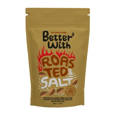 Roasted almonds with sea salt