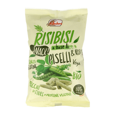 Žirnelių ir ryžių užkandis RISIBISI, ekologiškas