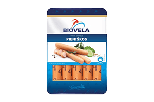 Virtos pieniškos Biovelos dešrelės 260 g