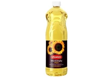 Unrefined sunflower oil VILNIUS, 1 l