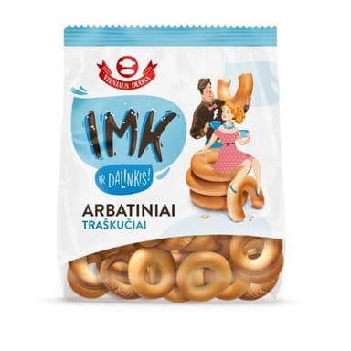 Hard wheat bagels IMK arbatiniai, 250 g