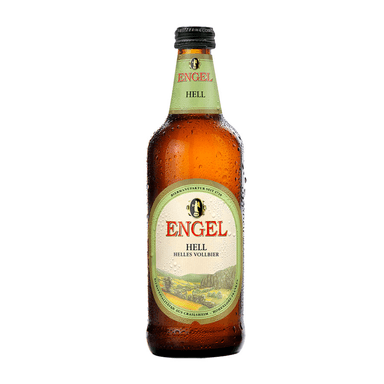Beer ENGEL HELL, unpasteurized, 4.8 %