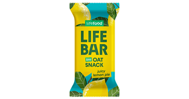 Avižinis batonėlis su citrinomis, ekologiškas