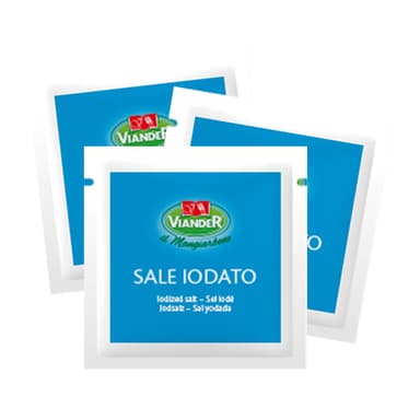 Salt, iodized, 2000 x 1 g