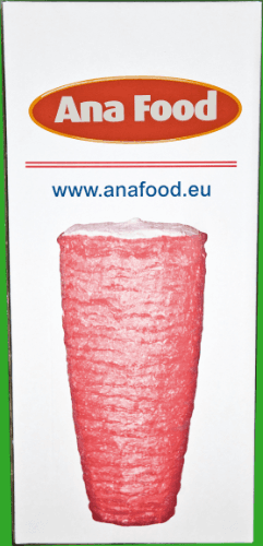 Sušaldytas maltos mėsos kebabas, jautiena - vištiena, 10 kg