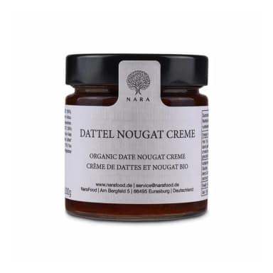 Hazelnut and date cream DATTEL NOUGAT, organic