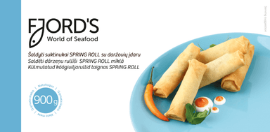 Šaldyti suktinukai SPRING ROLL su daržovių įdaru FJORD'S, 900g