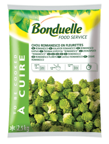 Šaldyti žiediniai kopūstai Romanesco BONDUELLE, 2,5 kg