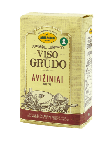 Avižiniai miltai MALSENA, viso grūdo dalių, 1 kg