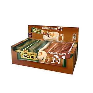 Coffee drink JACOBS 3in1 Caramel,  10 x 16,9g