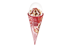 Cheesecake-flavored ice cream with strawberry filling CLASSIC, 220ml