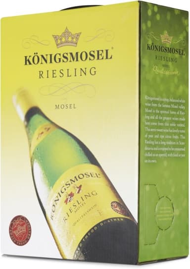 Wine KONIGSMOSEL Riesling, 8,5%, 3 l