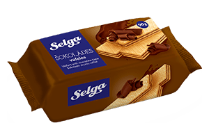 SELGA Chocolate Wafers, 90 g