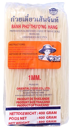 FARMER, Rice Sticks 1mm (S), 34x400g