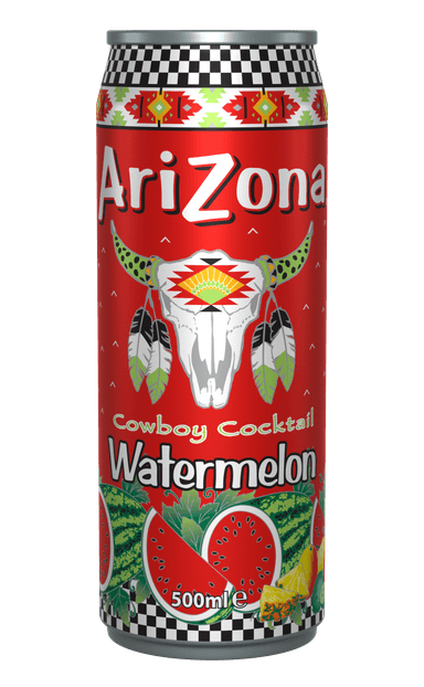 Soft drink ARIZONA Watermelon, watermelon flavor, 500 ml D