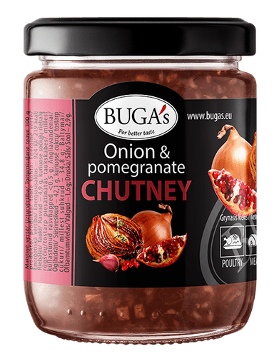 Onion and pomegranate chutney BUGA's, 170 g