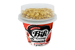 BIFI CREAMY Yogurt with Strawberries and Granola 6% 200g