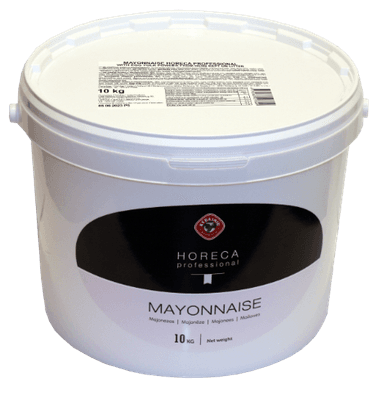 Mayonnaise KĖDAINIŲ horeca professional,, with powdered hens' eggs kept on litter, 50 % fats, 10kg