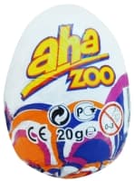 Chocolate egg AHA ZOO, 2 colours, 20 g