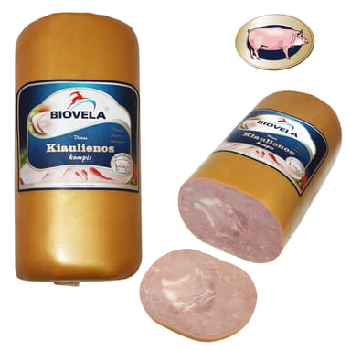 Boiled pork ham BIOVELA, I cat, ~1,80 kg