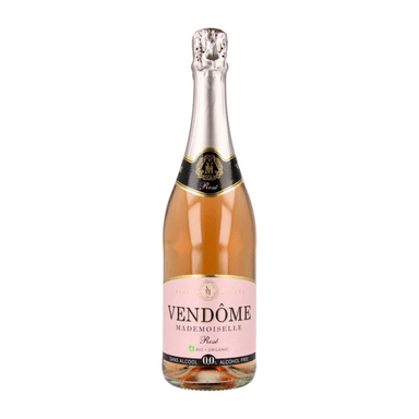 Non-alcoholic sparkling rosé wine ROSE, organic