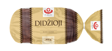 Duona  DIDŽIOJI, šviesi, raikyta, 800 g