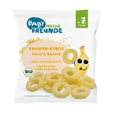 Corn with millet and bananas, suitable from 7 months, organic