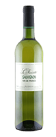 White dry wine LA FRANCETTE SAUVIGNON (11.5%), 750 ml