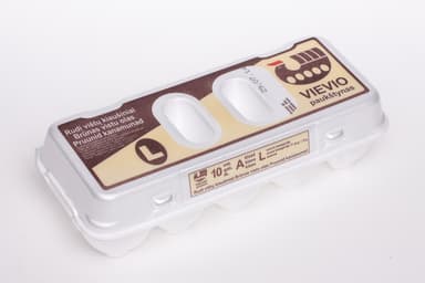 Brown shell eggs, L, 10 pcs.