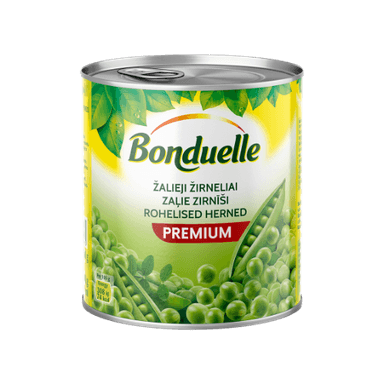 Žirneliai BONDUELLE, 800 g / 530 g