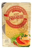 ROKIŠKIO NAMINIS sūris riekutėmis, 45 % rieb. s. m., 150 g